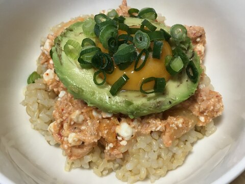 ダイエットご飯！ツナキムアボカ丼